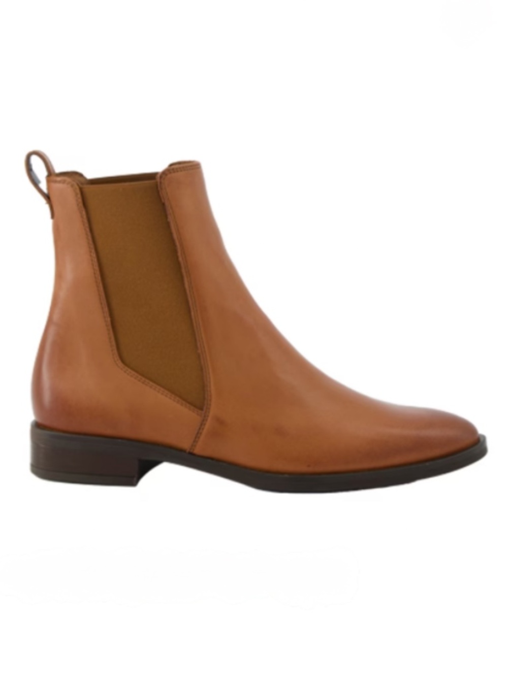 Cognac leather boots. Brand New.